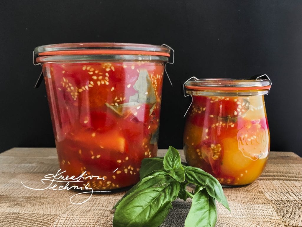 Preservation tomatoes. Preserving tomatoes in their own juice. Tomatoes canned in their own juice. Preserved food. Canning tomatoes recipes . Homemade recipe.