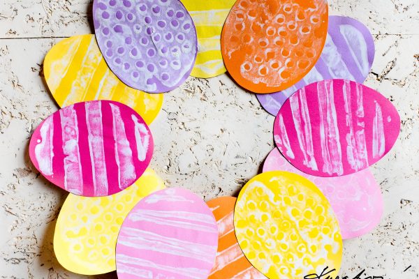 Velikonoční věneček na dveře