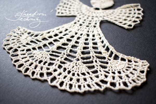 Háčkovaný andělíček – návod