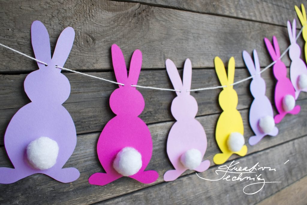 Easter garland: decoration tutorial | Kreativní Techniky