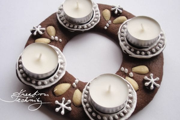 Gingerbread Advent Wreath