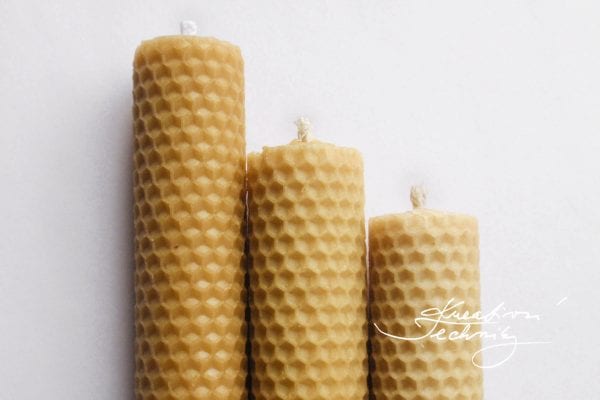 Výroba svíček ze včelího vosku