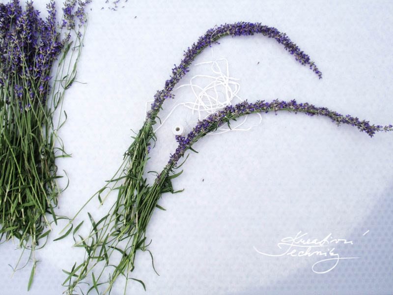 How to make lavender decoration? Lavender crafts. Making of lavender decoration. 