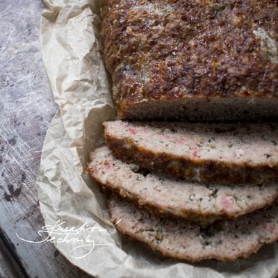 Homemade meatloaf: recipe of minced meat