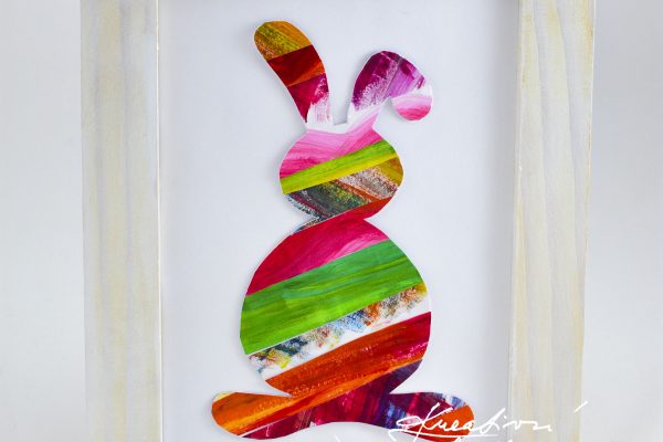 Easter bunny: a variegated picture