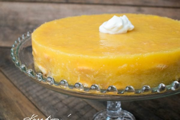 Nepečený jablečný dort