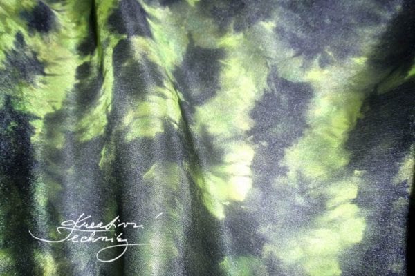 Shibori technika: batikovaná hedvábná šála