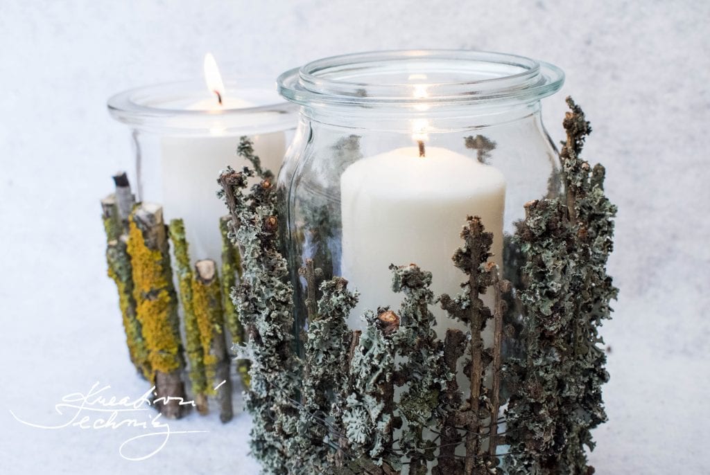 DIY Winter Candle