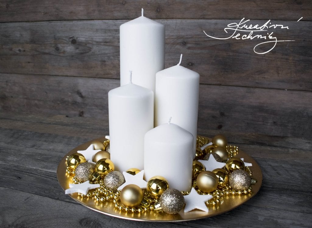  Decoration Ideas. Advent Wreath. Golden Wreath. Christmas Decoration. Advent DIY Ideas. Easy Christmas Decoration. Advent Circle. 