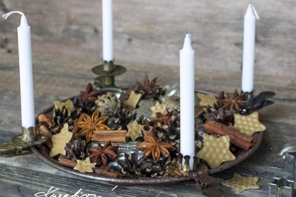 Netradiční adventní věnec