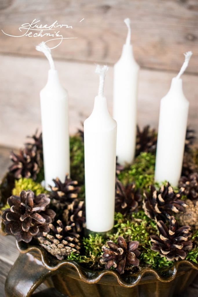 Candle Decoration. Candle Decor. Advent. Advent Wreath DIY. Advent Wreath. Advent DIY. Candle DIY. Advent Wreath Decorations.