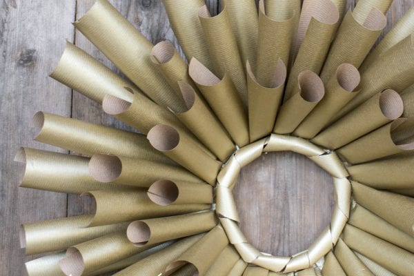 Vánoční věnec na dveře