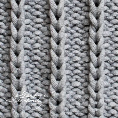 Vzory na pletení č. 4: pruhovaný vzor