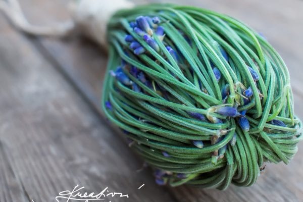 Levandule: výroba levandulové paličky