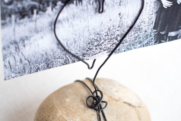 DIY dárek: stojánek na fotku