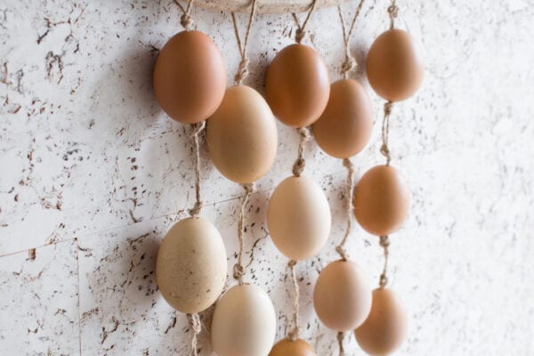 Závěsná velikonoční dekorace: DIY