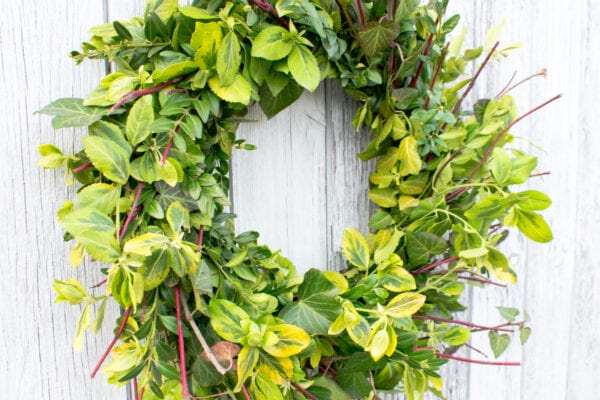 Přírodní věnec na dveře: DIY návod