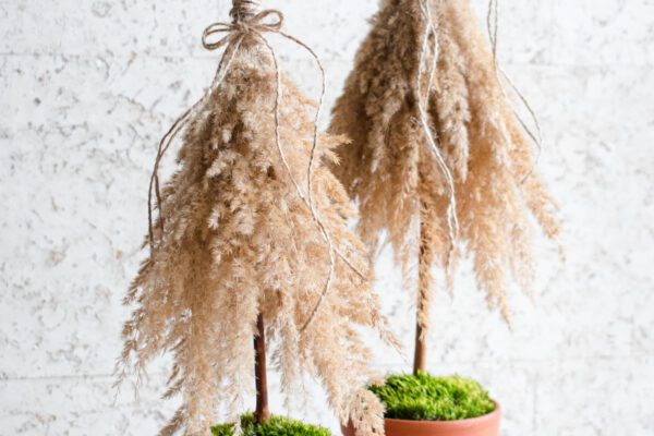 Přírodní dekorace v boho stylu