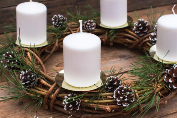 Adventní věnec: DIY návod