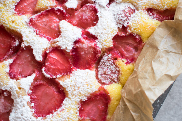 Rychlý recept na jahodový koláč