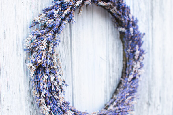 Věnec z levandule