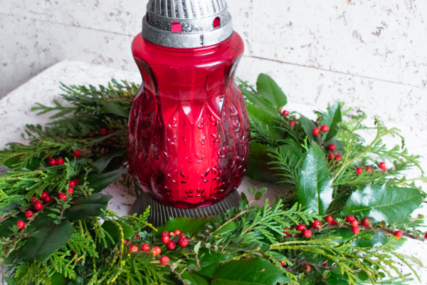 Dušičky: Přírodní věnec na hrob