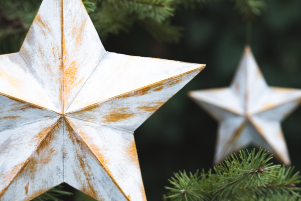 Vánoční hvězda z papíru