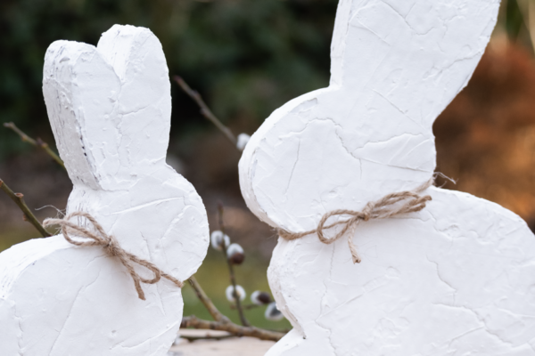 Velikonoční dekorace z obyčejné krabice