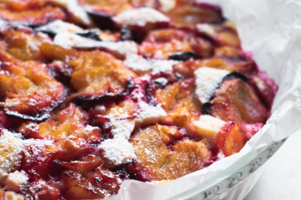 Švestkový koláč bez vážení