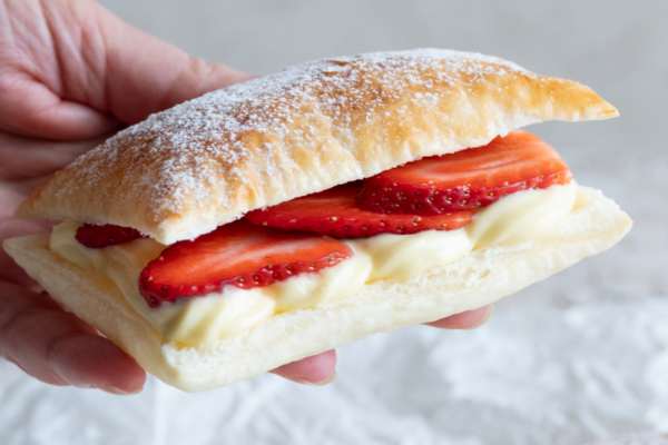 Letní dezert z listového těsta