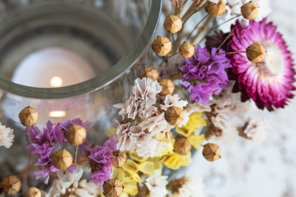 Podzimní dekorace na stůl či komodu: Jednoduchá a efektní