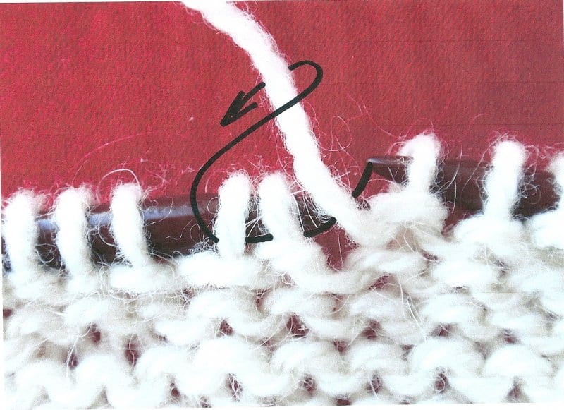 2 oka splést obrace, vzory na ruční pletení,vzory na pletení, pletené vzory, vzory na pletení zdarma, vzory pro ruční pletení, ruční práce, návod, popis, postup